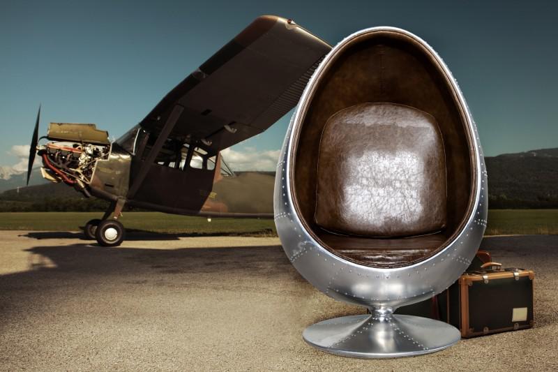 Egg chair nello stile dei vecchi aeroplani | TuttoSulleGalline.it