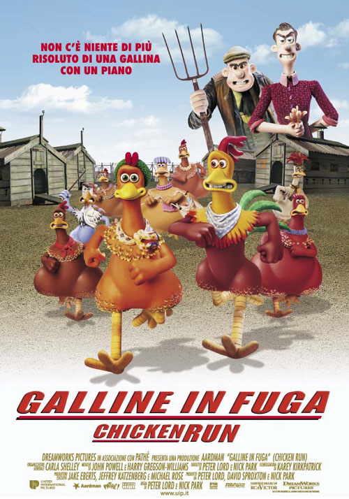 Galline in Fuga. La Locandina del film.