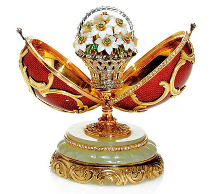 Uovo del cesto di fiori (Fabergé, 1901)