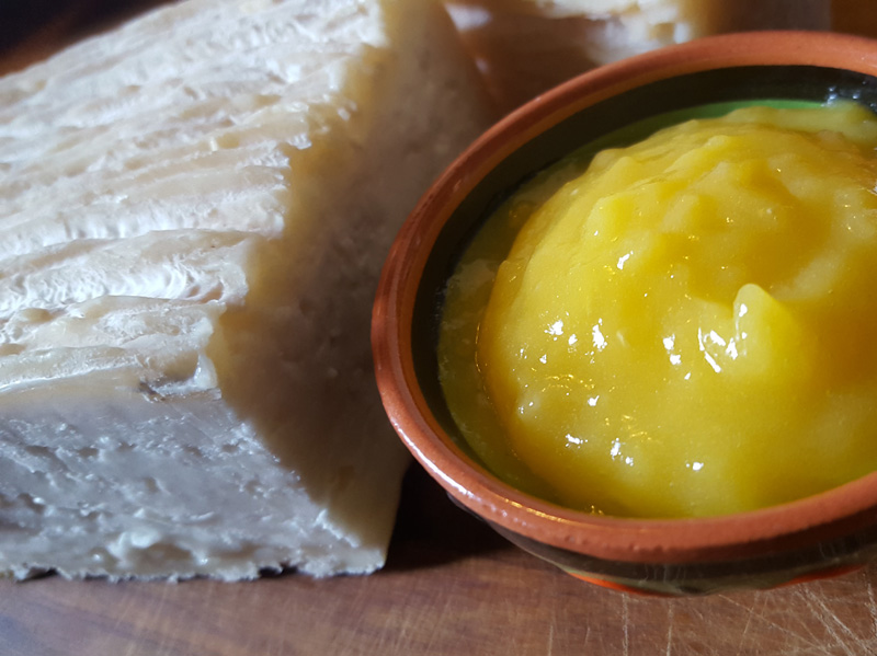 Lemon curd e caprino fresco