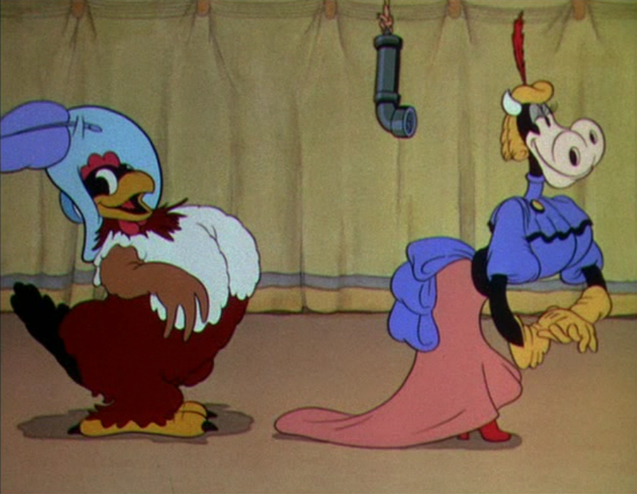 La gallian Chiquita e Clarabella, personaggi Disney
