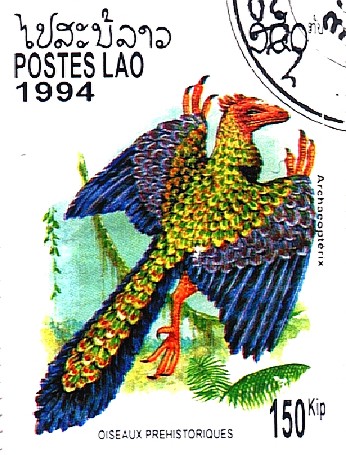 Il diretto antenato degli Uccelli: l'Archaeopteryx lithographica.