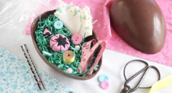 L’Uovo di Pasqua di cioccolato (e di carta) fatto in casa