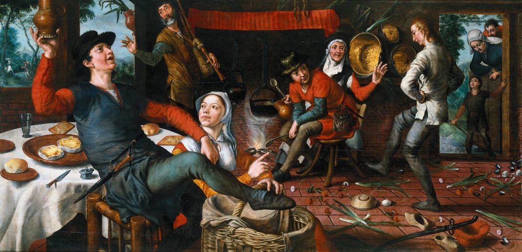 Pieter Aertsen, Danza dell'Uovo, Olio su tavola, 1620