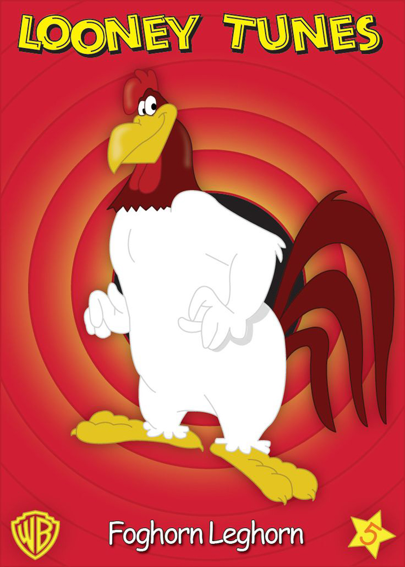 Il personaggio della Looney Tunes ispirato al gallo di razza Livornese: Foghorn Leghorn.