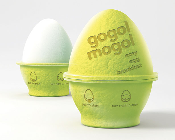 Gogolo Mogol Egg, packaging per uova innovativi