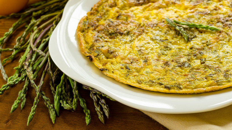 Frittata di asparagi di bosco (frittata primaverile)