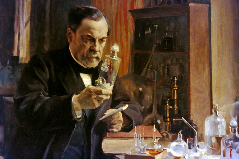 Ritratto di Louis Pasteur, inventore della pastorizzazione