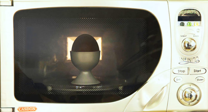 non macchia Microware microonde uova Made in the UK senza BPA 