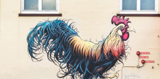 Murales di galli e galline | Tuttosullegalline.it