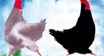 “La favola delle due galline” di Beppe Fenoglio (illustrata da Alessandro Sanna)