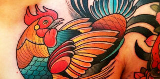 Tatuaggi di galli e galline | Tuttosullegalline.it