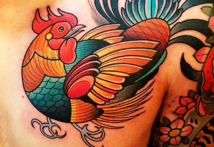 Tatuaggi di galli e galline | Tuttosullegalline.it