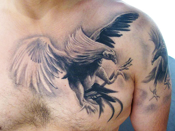 tatuaggio di gallo