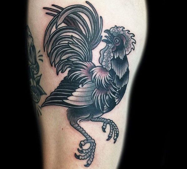 tatuaggio di gallo