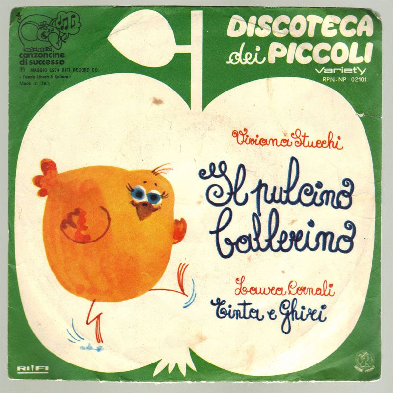 il pulcino ballerino, discoteca dei piccoli (testo della canzone)