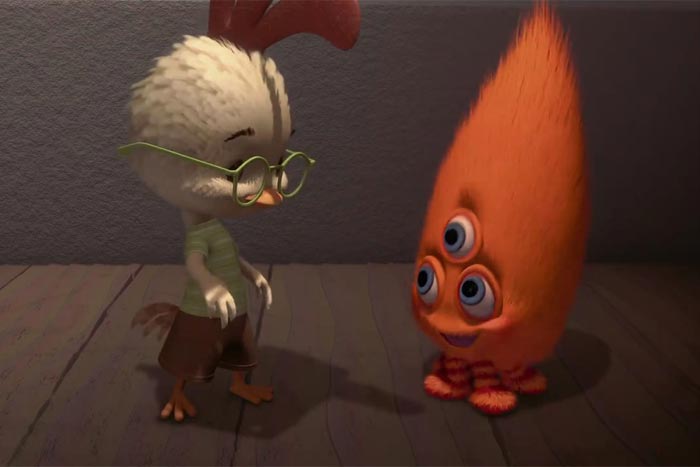 Chicken Little e il piccolo alieno