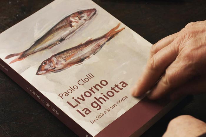 Livorno la ghiotta, di Paolo Ciolli (copertina a cura del pittore Mario Madiai)