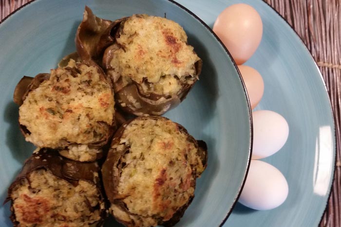 Carciofi di Antignano, ricetta con uova di Paolo Ciolli