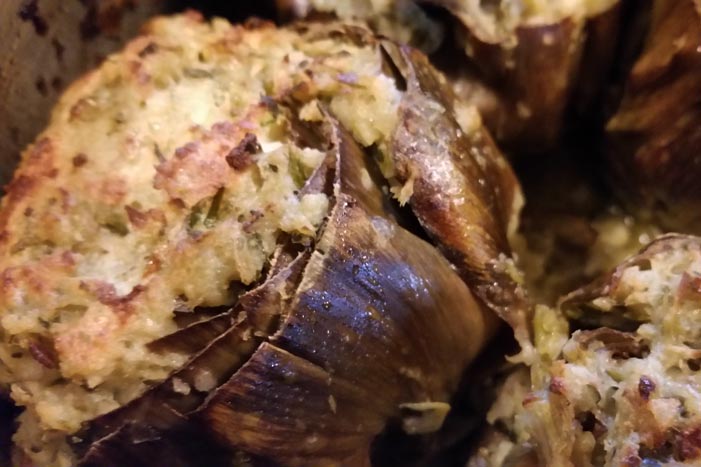 Carciofi di Antignano, ricetta con uova di Paolo Ciolli