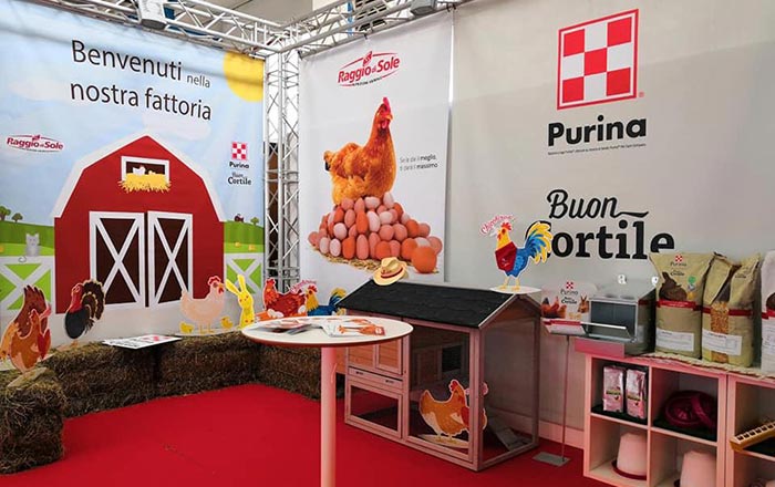 Stand Purina / Raggio di Sole alla Fiera di Vita di Campagna 2019