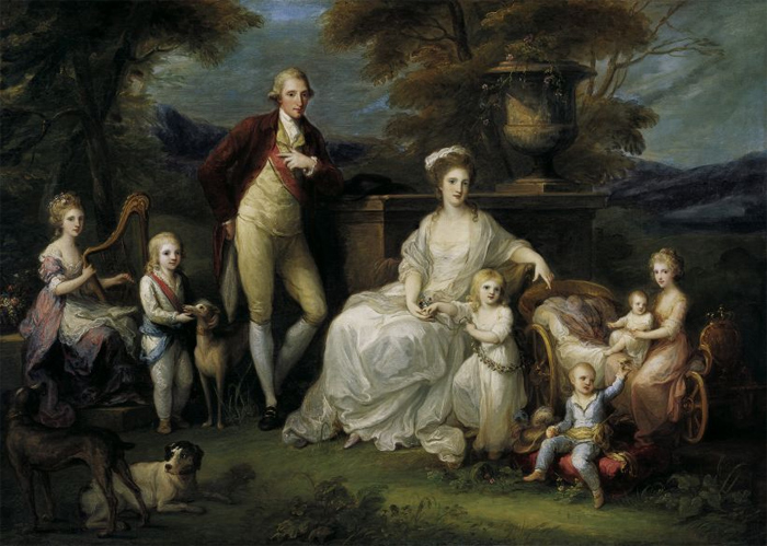Ritratto di famiglia di Maria Carolina d’Asburgo e Ferdinando IV di Borbone