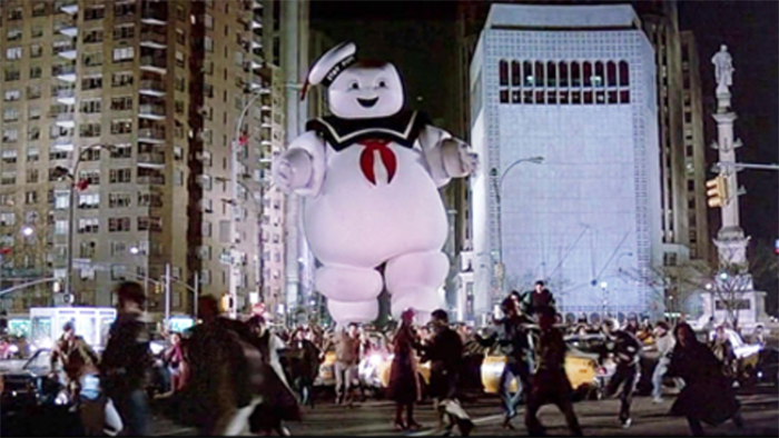 Stay Puft, il "mostro dei marshmallow" nel film "Ghostbuster"