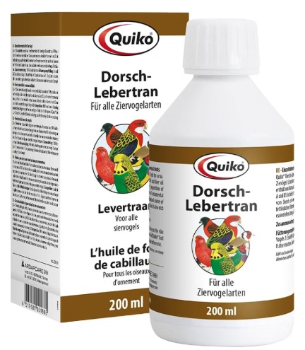 Olio di fegato di merluzzo per galline